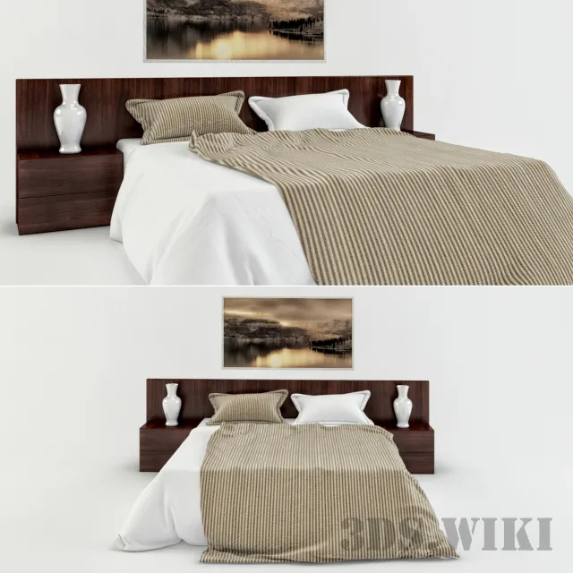 furniture – ARKETIPO factory bed 3D Model