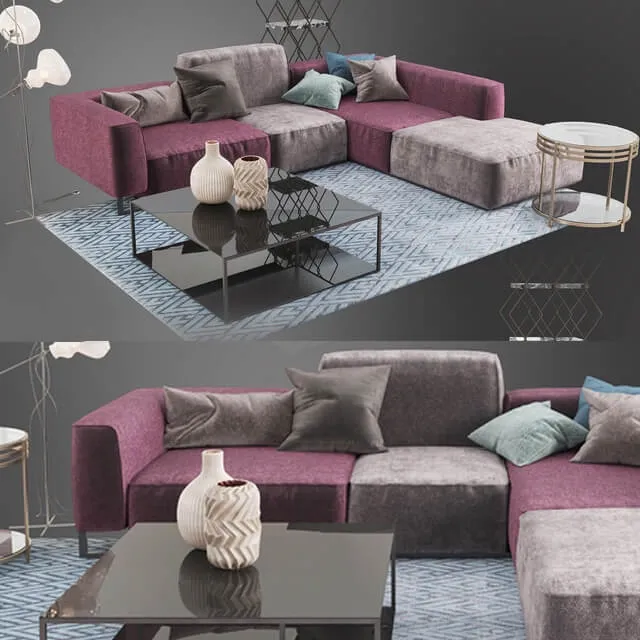 furniture – Arketipo Inkas sofa 3D Model