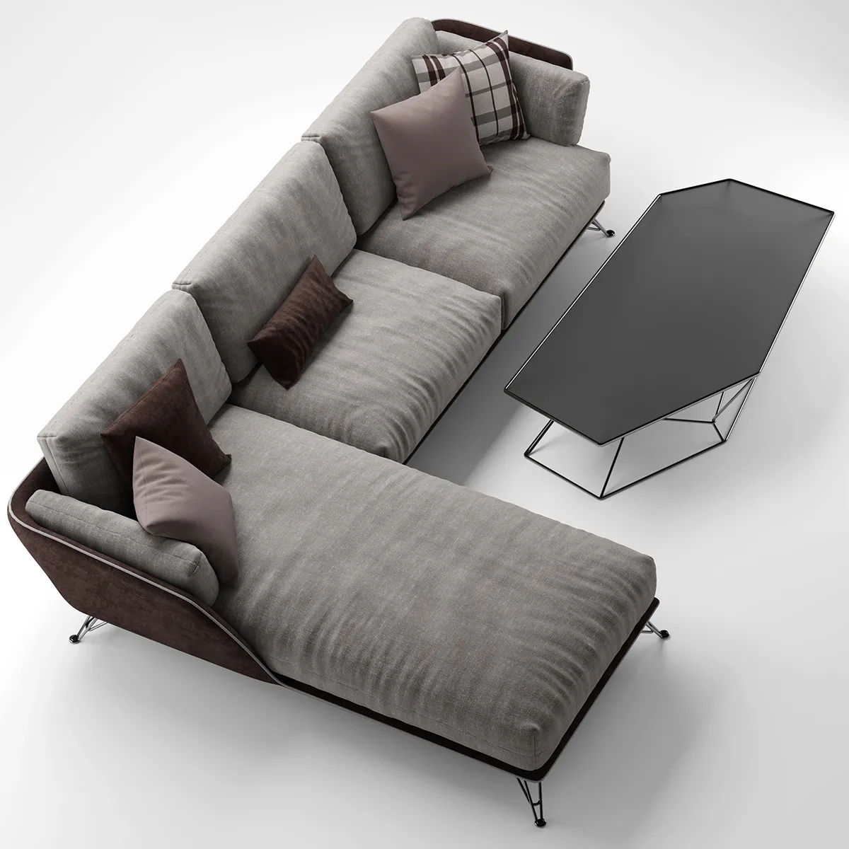 furniture – Arketipo morrison sofa 2 3D Model
