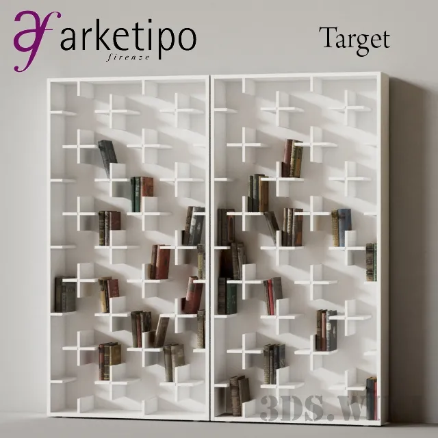 furniture – Arketipo Target bookcase 3D Model