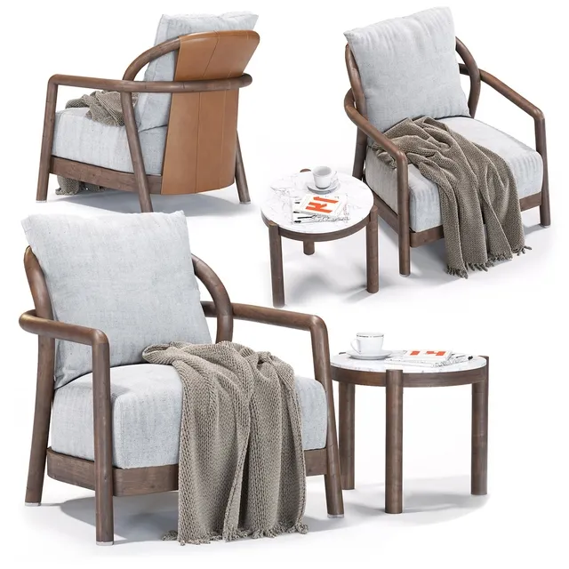 furniture – Armchair Alison 3D Model furniture – Armchair Alison 3D Model