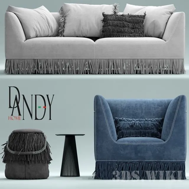 furniture – Armchair and Sofa Gamma Marilyn armchair 3D Model