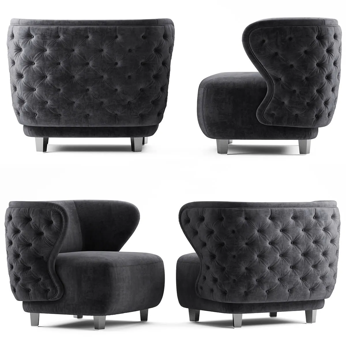 furniture – Armchair Annabelle 3D Model