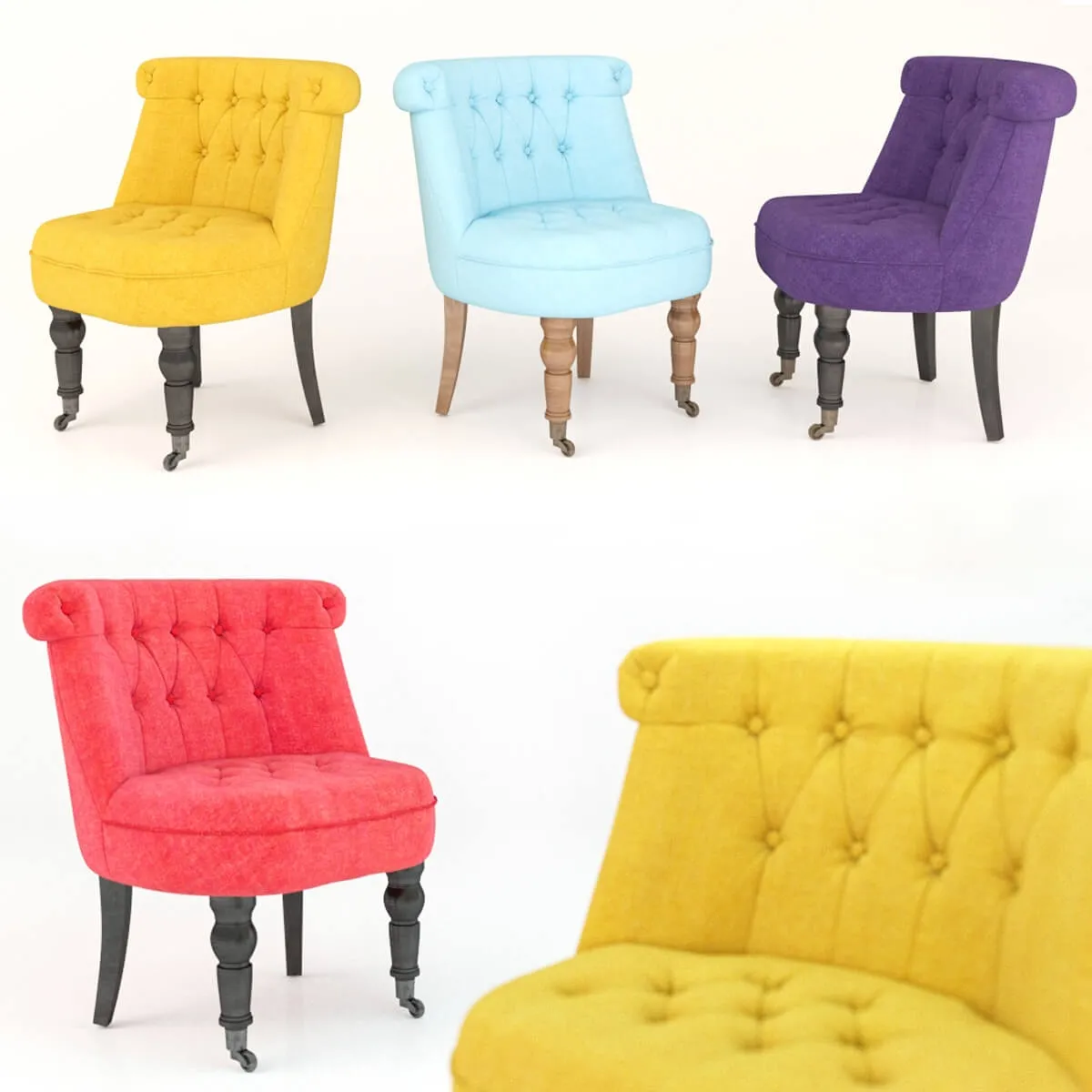 furniture – Armchair Aviana 3D Model