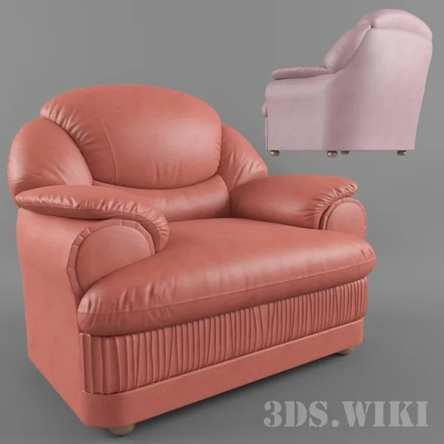 furniture – Armchair Baron 3D Model