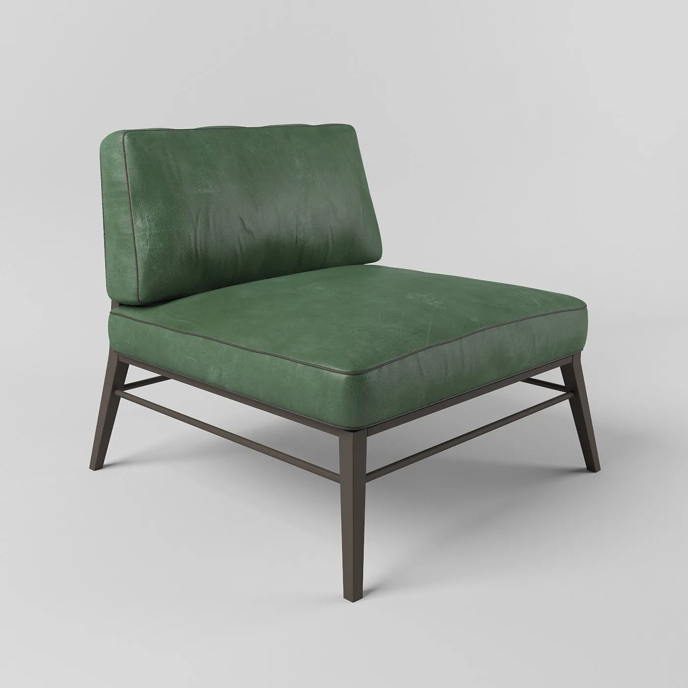furniture – Armchair Baxter Godard Wood 3D Model