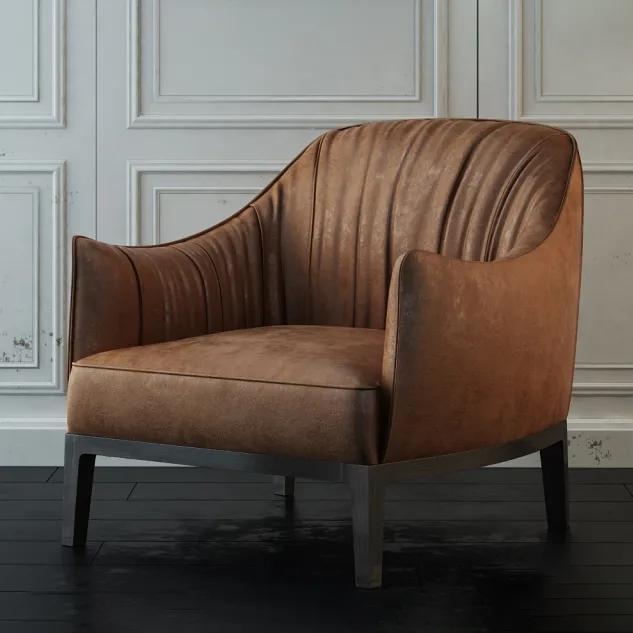 furniture – Armchair Blossom Potocco art 840  PL 3D Model