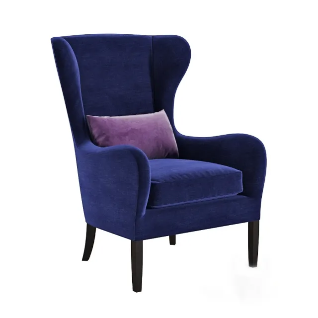 furniture – Armchair Brookline WingChair 3D Model