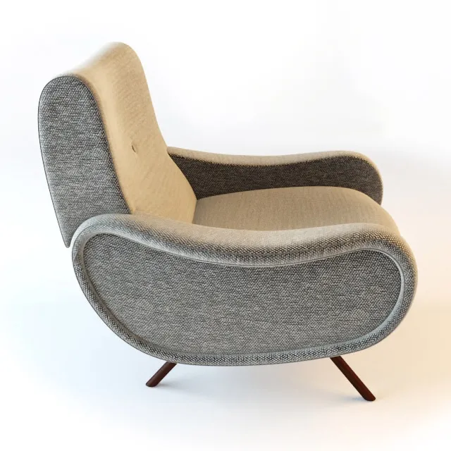 furniture – Armchair by Marco Zanuso 3D Model