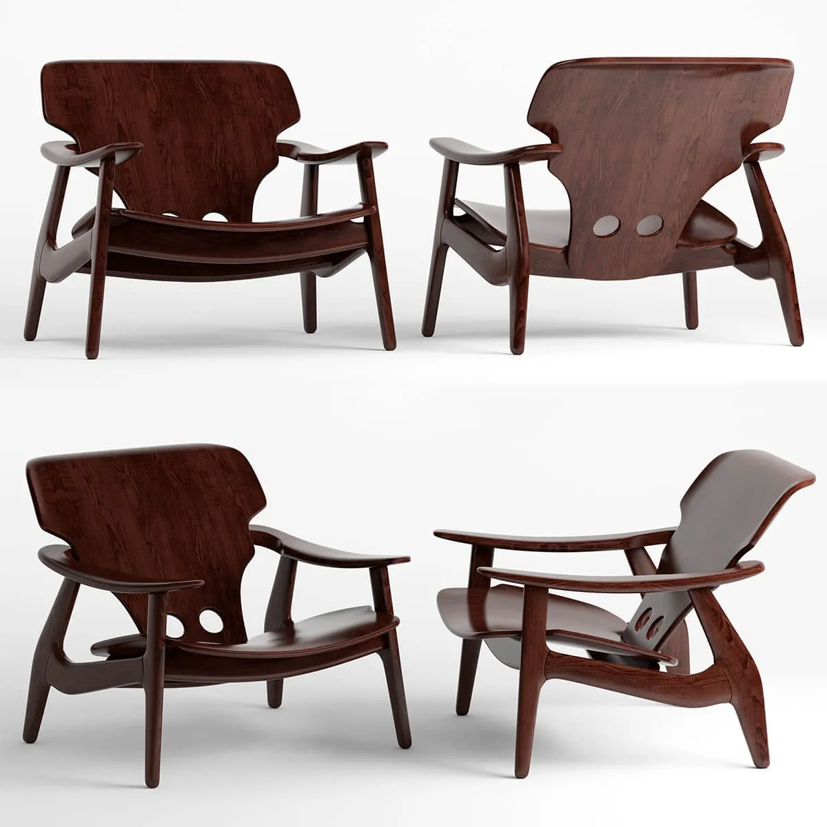 furniture – Armchair cadeira diz sergio rodrigues 3D Model