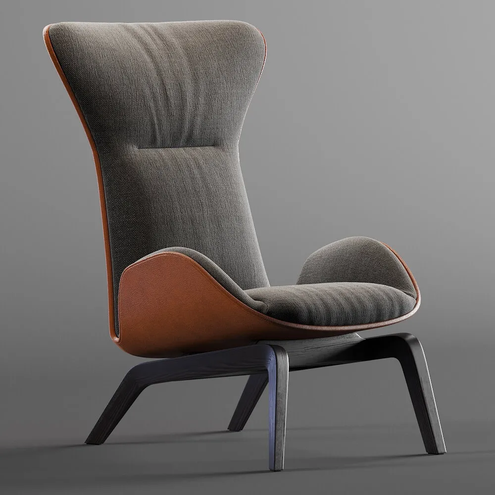 furniture – Armchair  Casamania & Horm SOHO 3D Model