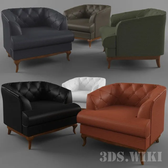 furniture – Armchair Davidos Passion 3D Model furniture – Armchair Davidos Passion 3D Model