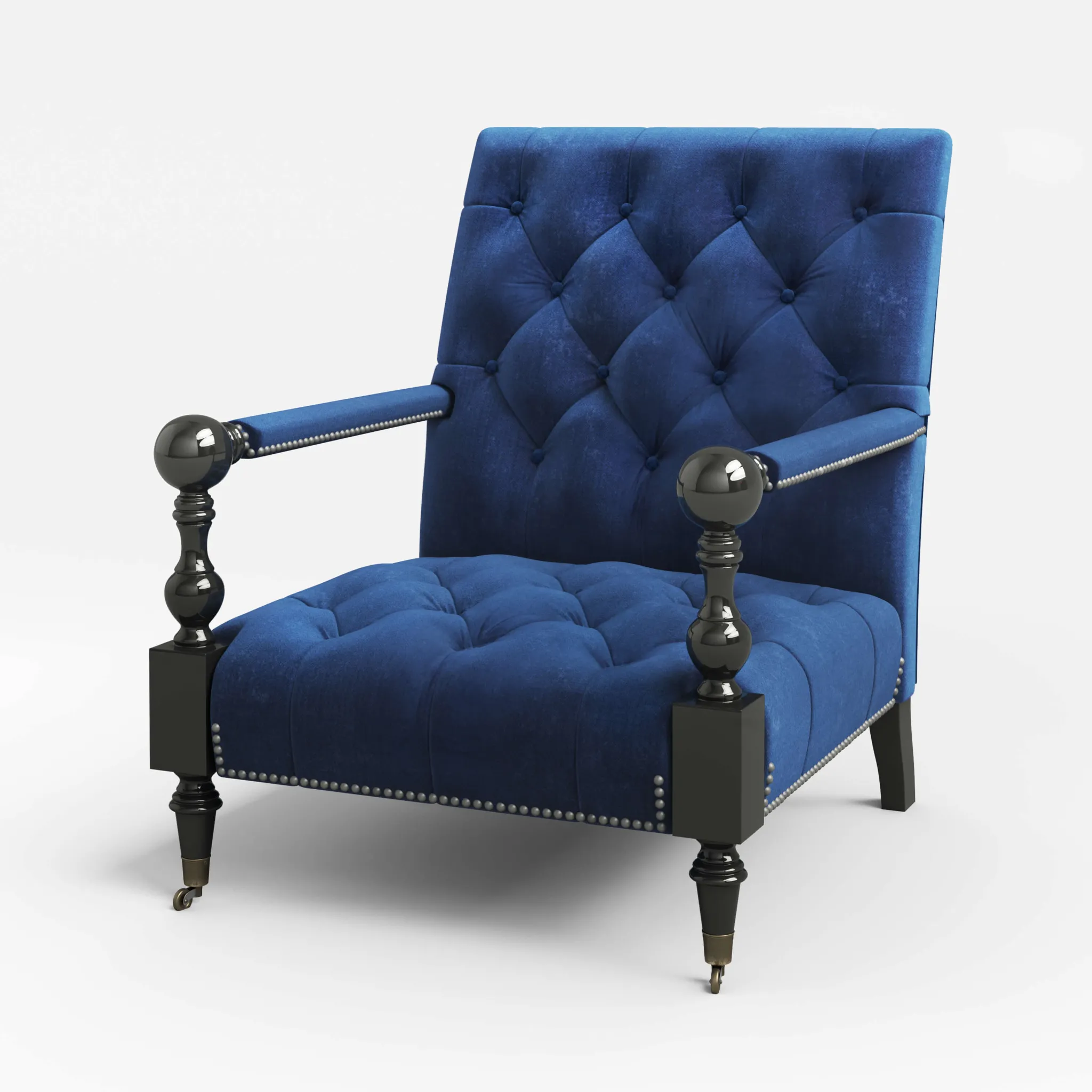 furniture – Armchair Eichholtz Castelle 02 3D Model