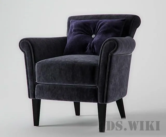 furniture – Armchair Eichholtz  Club Denver 3D Model