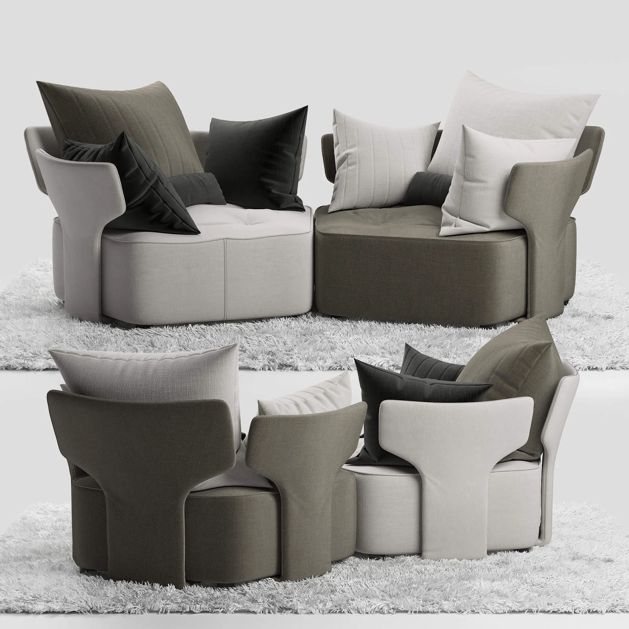 furniture – Armchair Fama My Nexus 006 3D Model