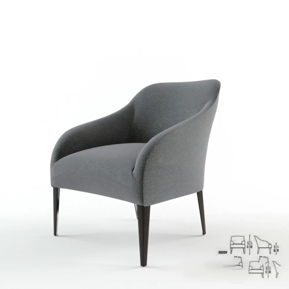 furniture – Armchair Febo Maxalto Design by Antonio Citterio 3D Model