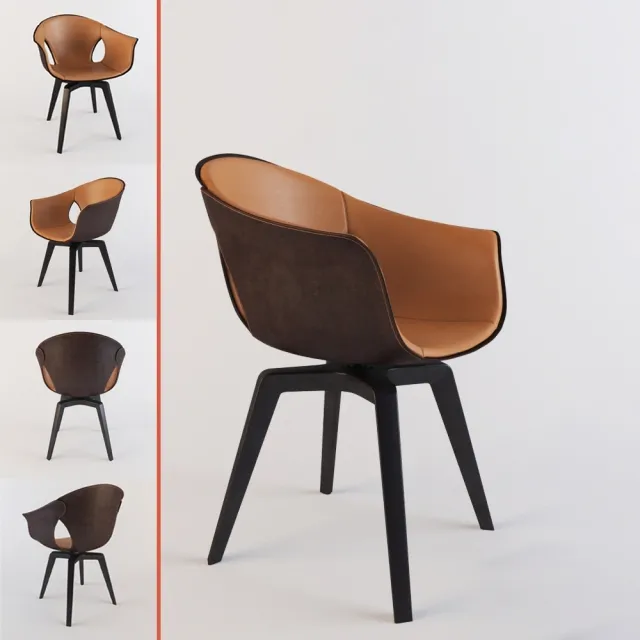 furniture – Armchair Ginger Poltrona Frau 3D Model