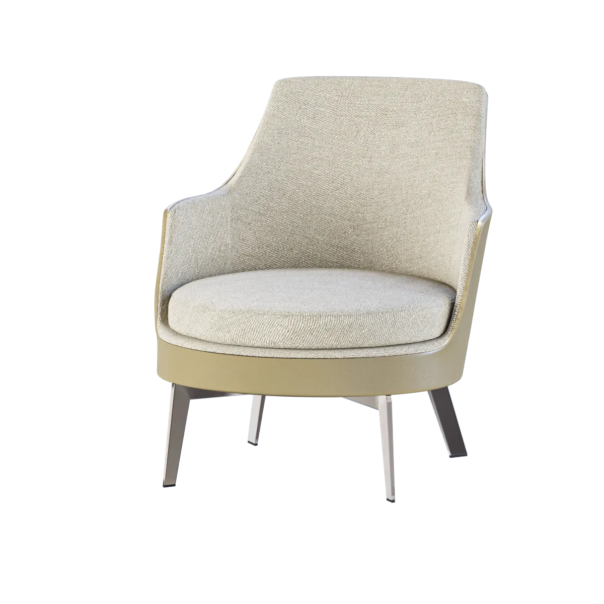 furniture – Armchair Guscio 3D Model