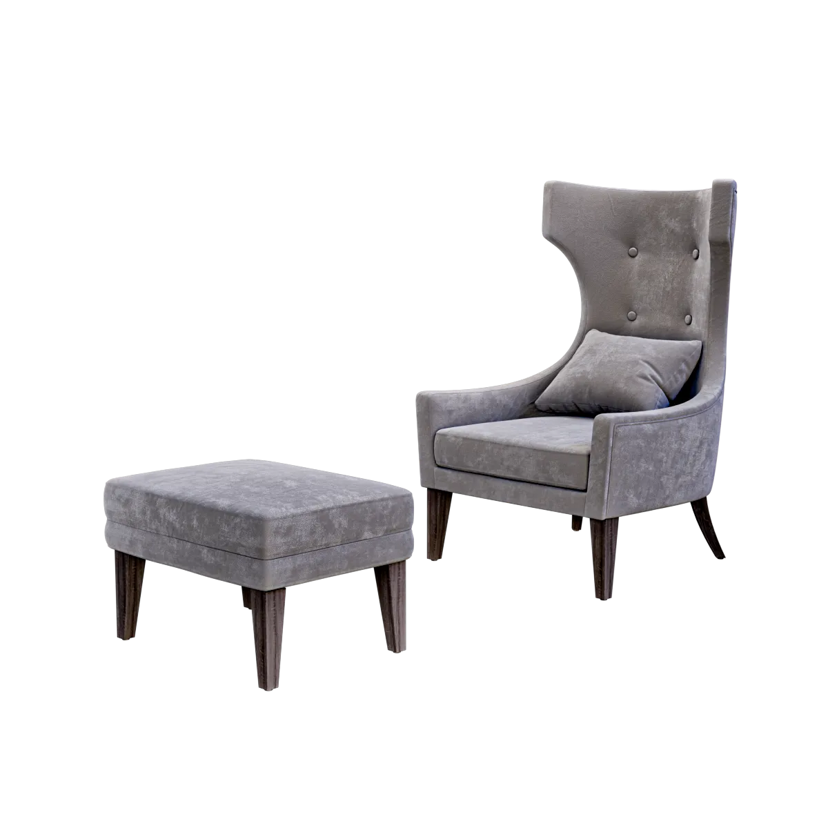 furniture – Armchair Hamilton Conte Ursula 3D Model