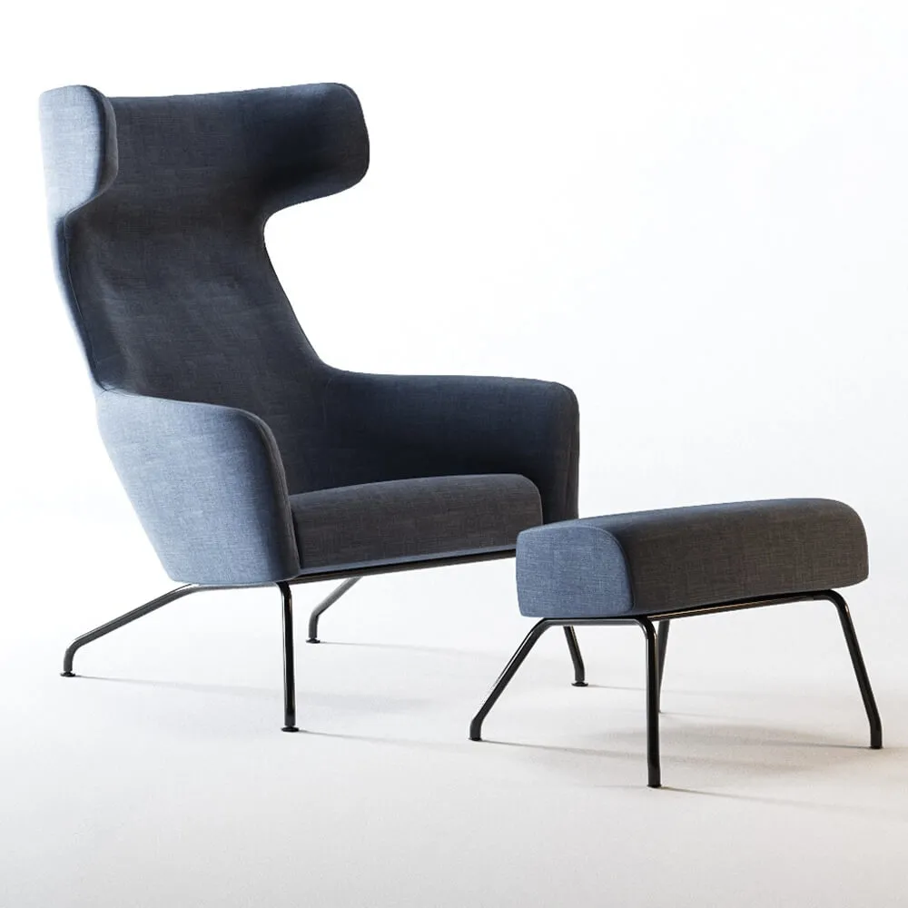 furniture – armchair Havana from soft line 3D Model