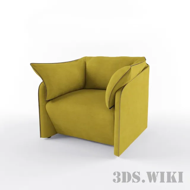 furniture – Armchair La Mise 3D Model