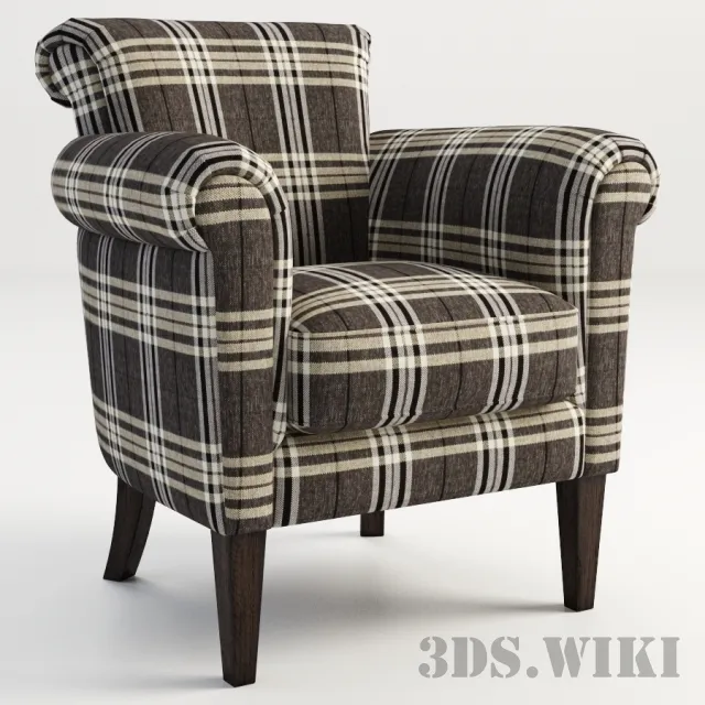furniture – Armchair LAMIS ARMCHAIR 602.017-GP01 3D Model