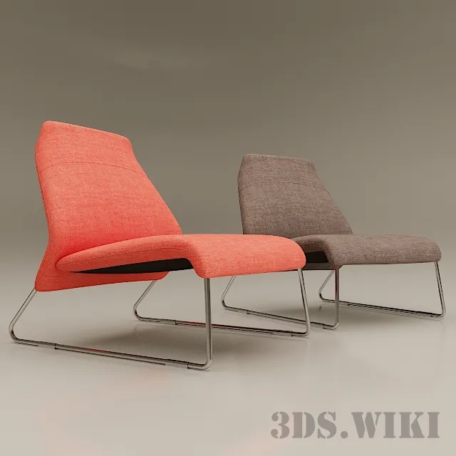 furniture – Armchair Lazy B&B 3D Model