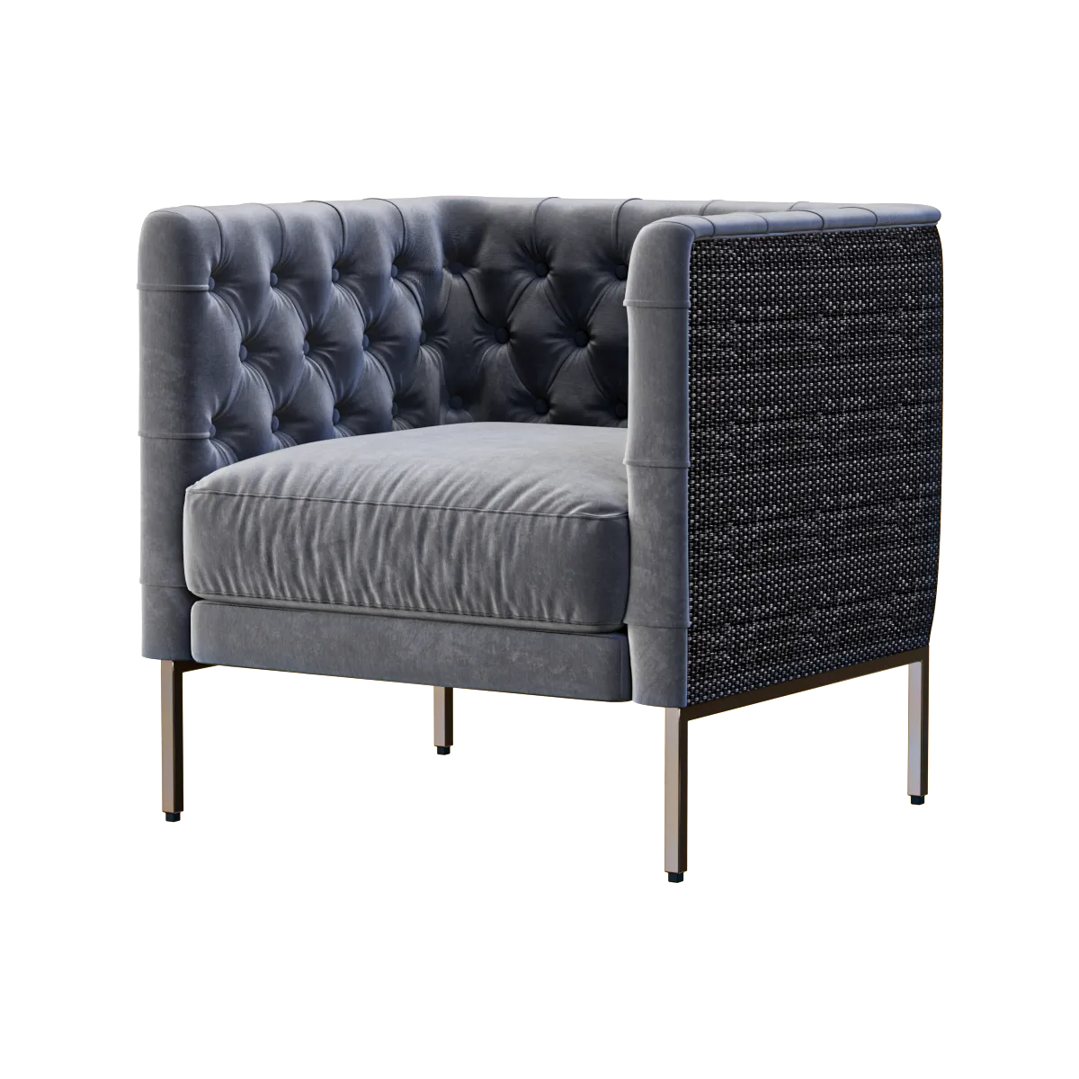 furniture – Armchair Lipp Rattan 3D Model