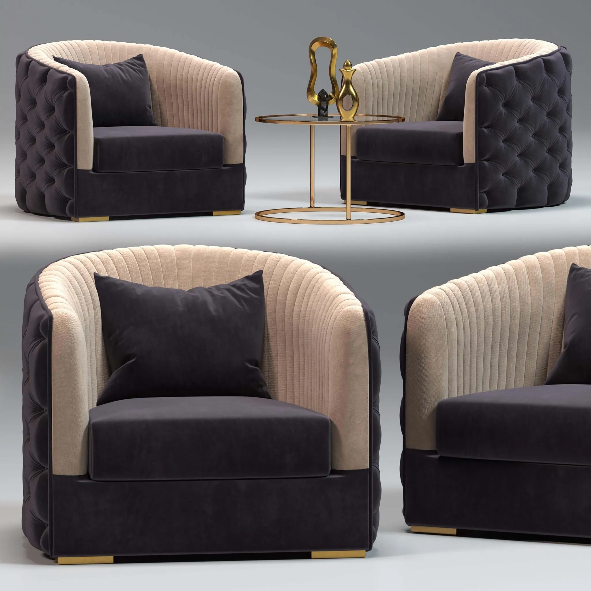 furniture – Armchair Lucilla 3D Model furniture – Armchair Lucilla 3D Model
