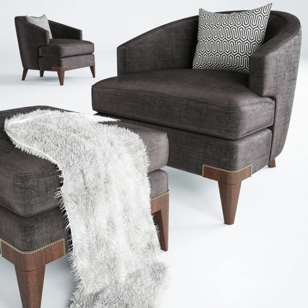 furniture – Armchair Maggie Schnadig International 3910-004-B 3D Model