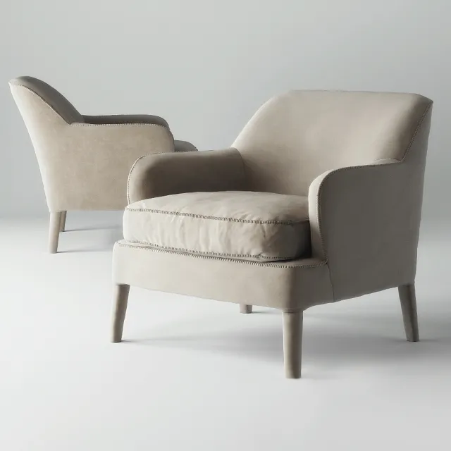 furniture – Armchair Maxaito B&B Italia 3D Model