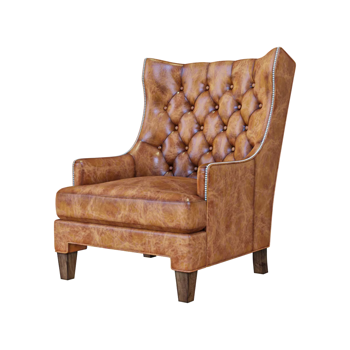 furniture – Armchair Maximus Wingback 3D Model