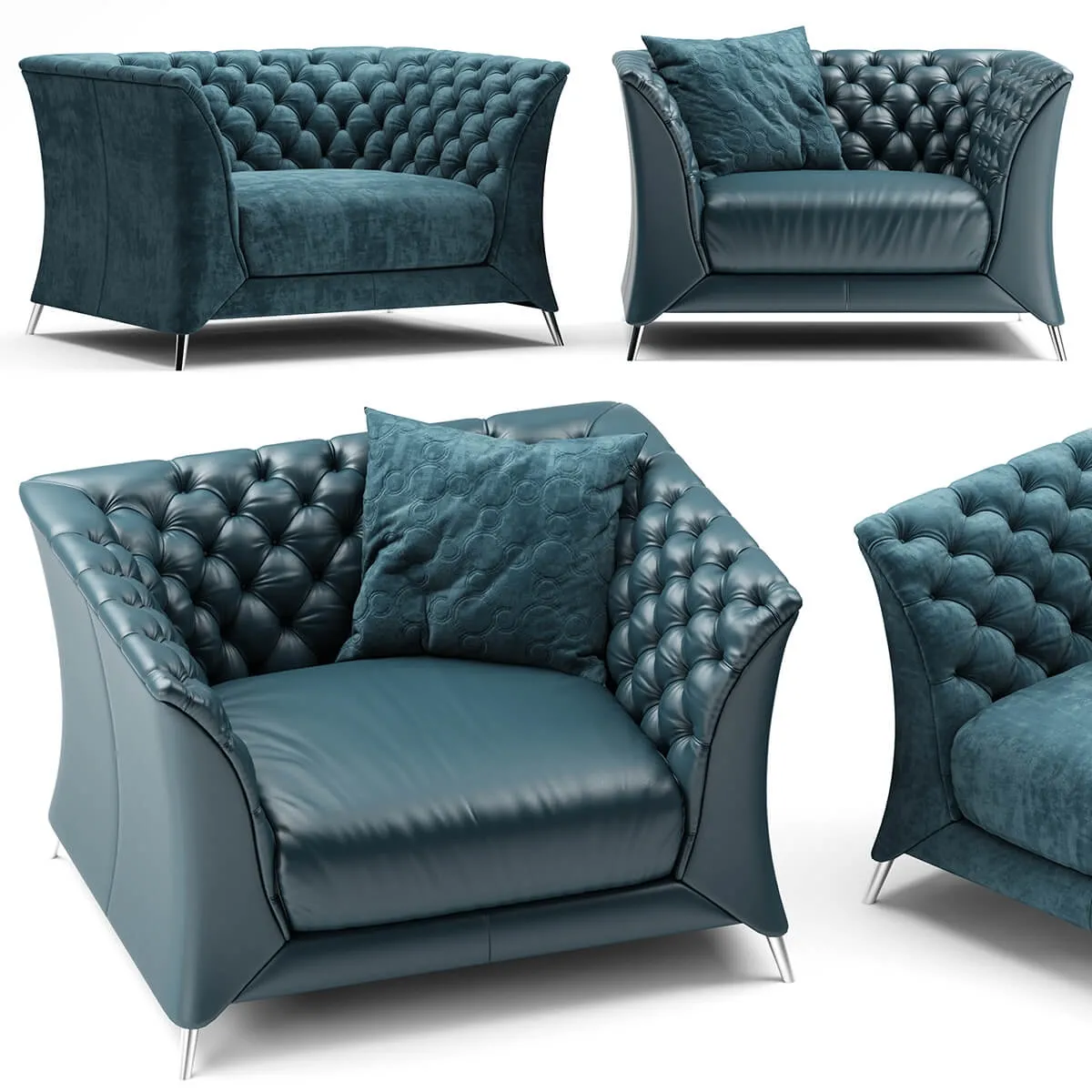 furniture – Armchair natuzzi La Scala 3D Model