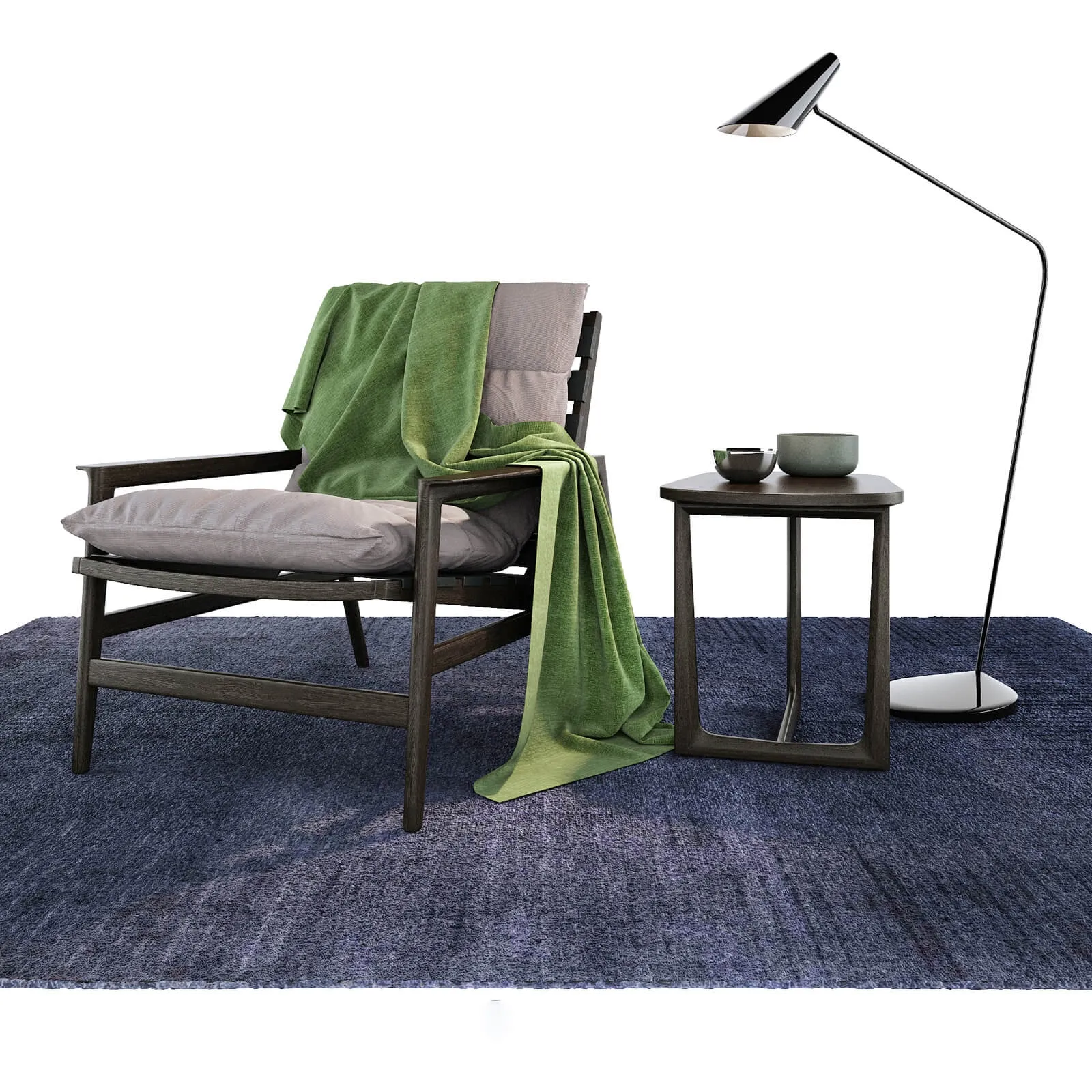 furniture – Armchair Poliform Ipanema 3D Model