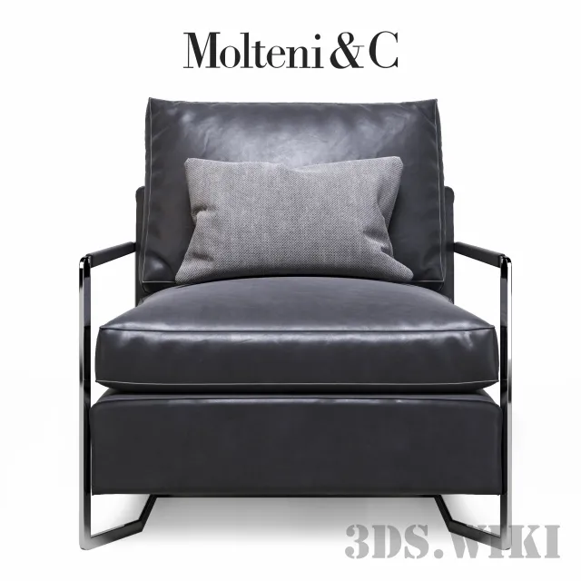 furniture – Armchair PORTFOLIO Molteni & C from Italy 3D Model furniture – Armchair PORTFOLIO Molteni & C from Italy 3D Model
