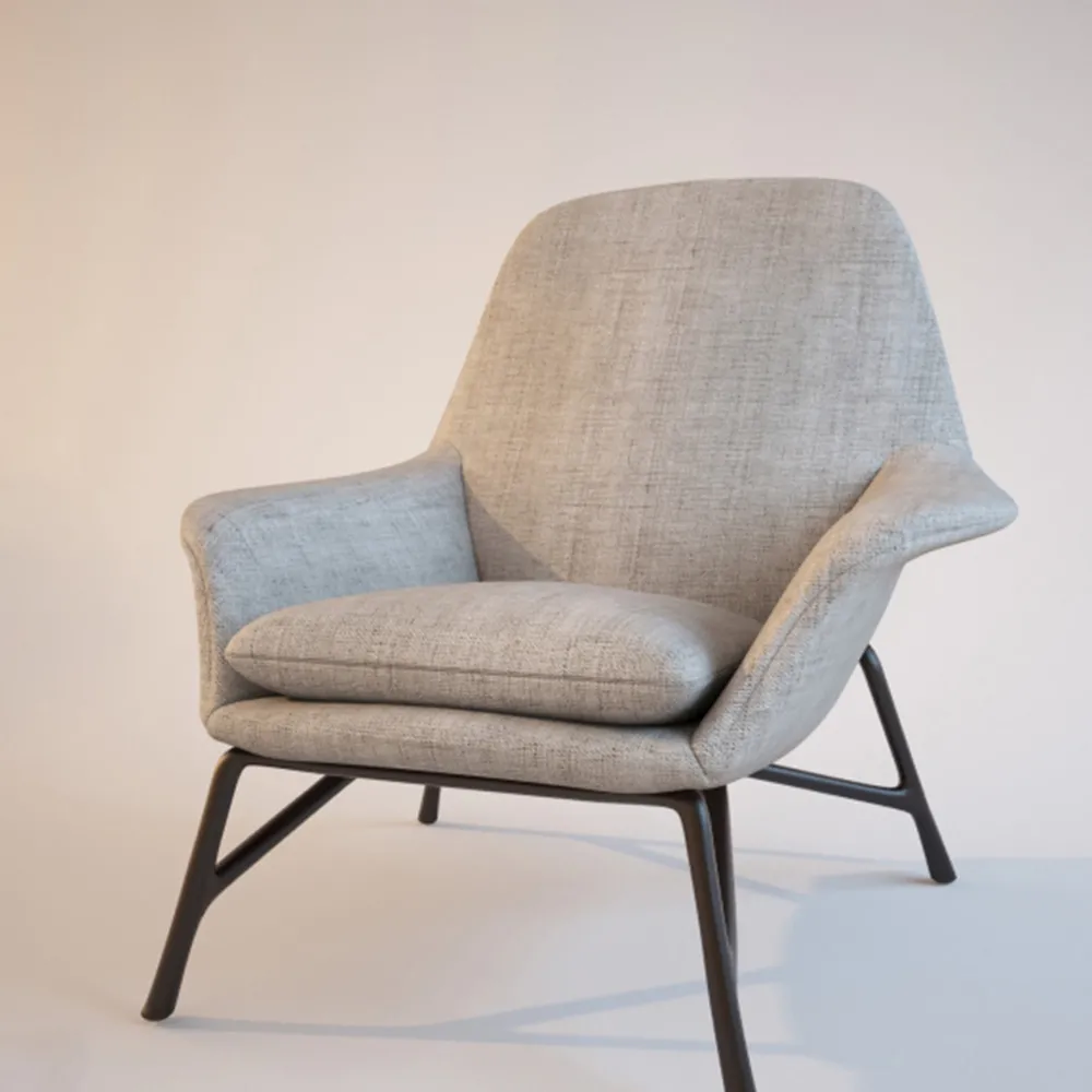 furniture – Armchair PRINCE By Minotti 3D Model