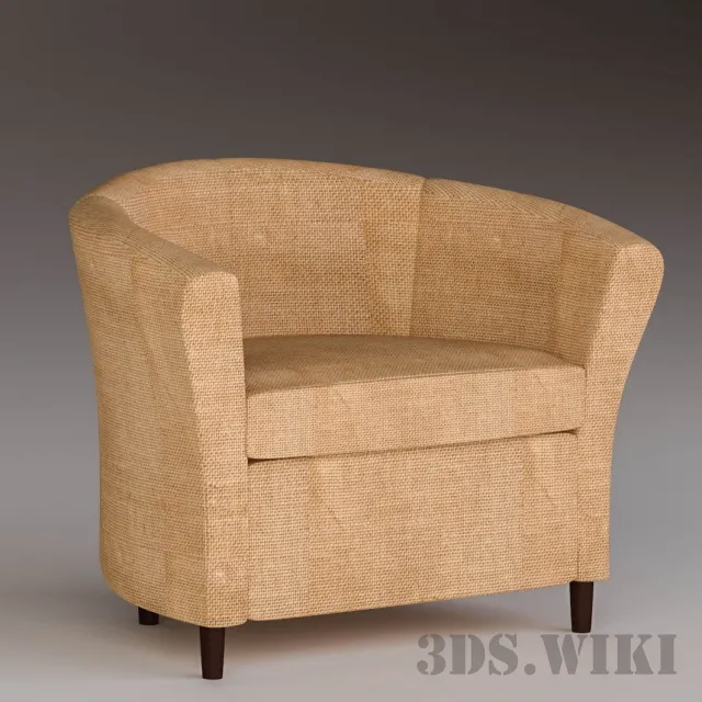 furniture – Armchair Pushe 3D Model
