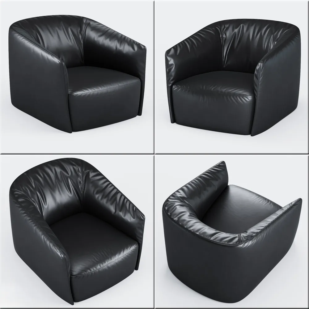 furniture – Armchair Santa Monica 3D Model furniture – Armchair Santa Monica 3D Model