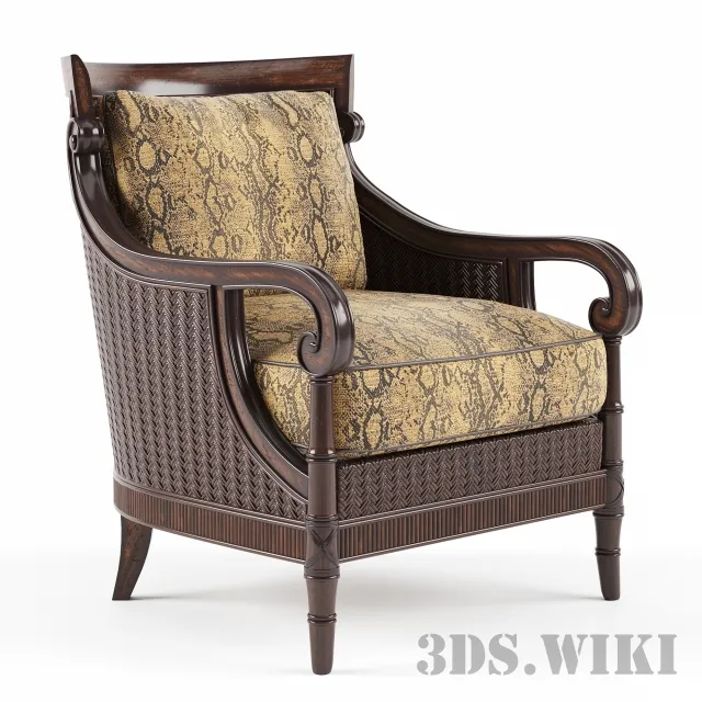 furniture – Armchair Stafford  by Tommy Bahama 3D Model