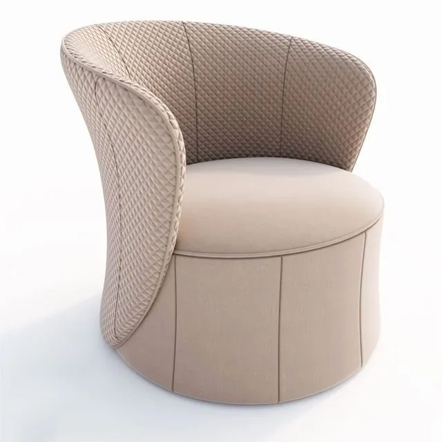 furniture – Armchair Tait by Fendi Casa 3D Model