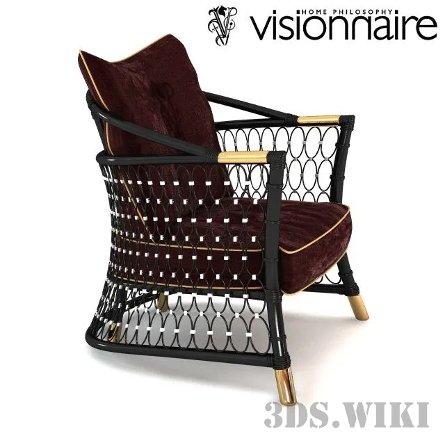 furniture – Armchair VISIONNAIRE (IPE CAVALLI) DEHORS 3D Model