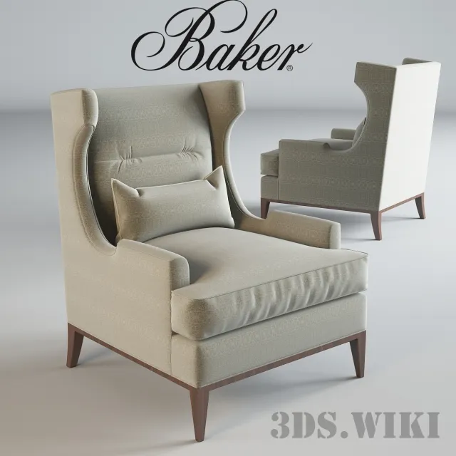 furniture – Armchair Westminster Wing 3D Model