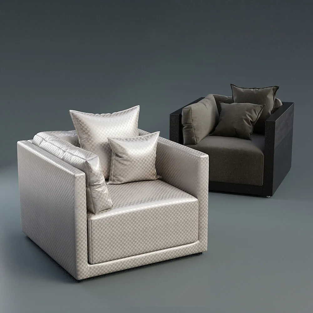 furniture – Armchairs Armani Casa Sydney 3D Model