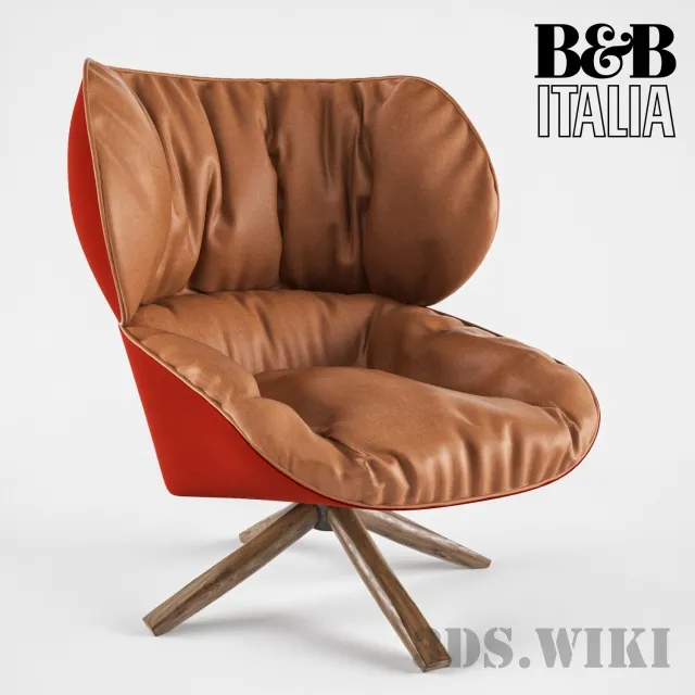 furniture – Armchairs Tabano – B&B Italia 3D Model