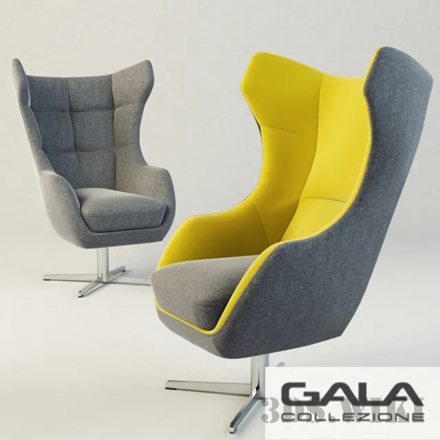 furniture – Armchairs Zing Gala 3D Model