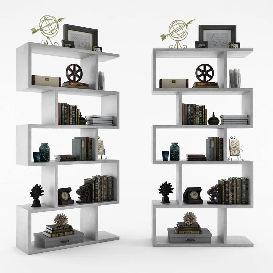 furniture – Arteriors Carmine bookshelf 3D Model furniture – Arteriors Carmine bookshelf 3D Model