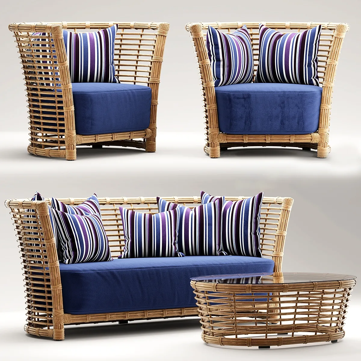 furniture – Ato Venedig sofa and armchair 02 3D Model furniture – Ato Venedig sofa and armchair 02 3D Model