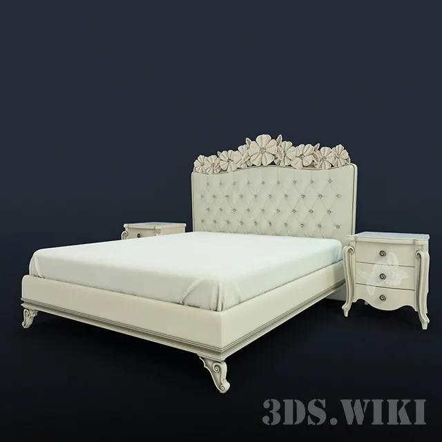 furniture – Avenanti Charlotte bed 3D Model furniture – Avenanti Charlotte bed 3D Model