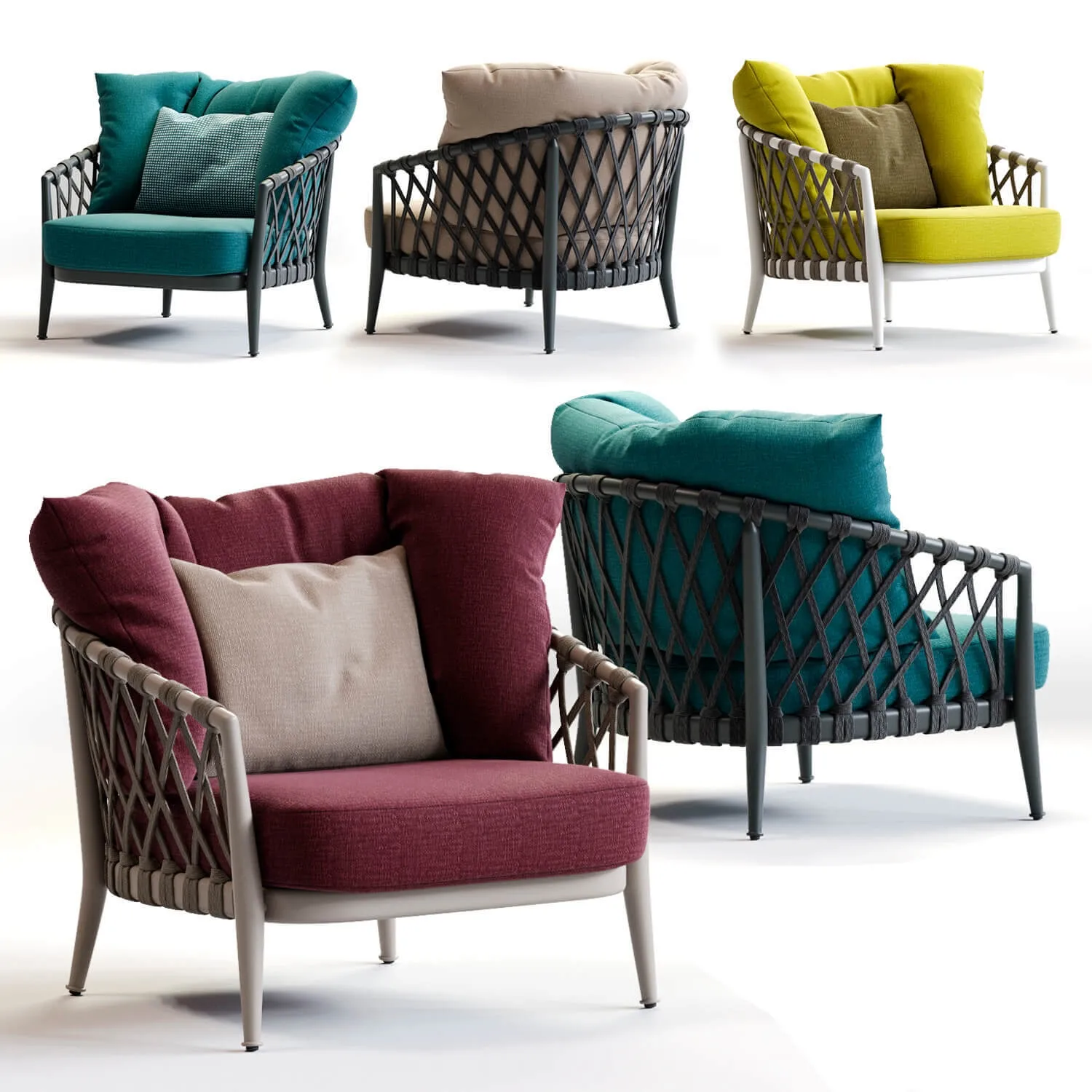 furniture – B and B Italia Erica armchair 3D Model