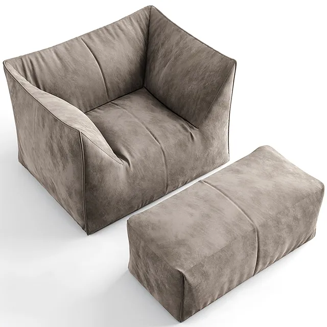 furniture – B and B Italia  Le Bambole  armchair 3D Model